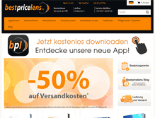 Tablet Screenshot of bestpricelens.de